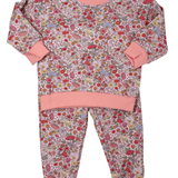 Girls Persimmon Floral Jogger Set Girls Sets Sage & Lilly