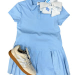 Girls Polo Top + Skort Tennis Set - Dutch Canal Girls Sets 90 Degree by Reflex