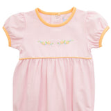 Girls Pumpkin Bubble - Pink Girls Bubbles + Rompers Itsy Bitsy