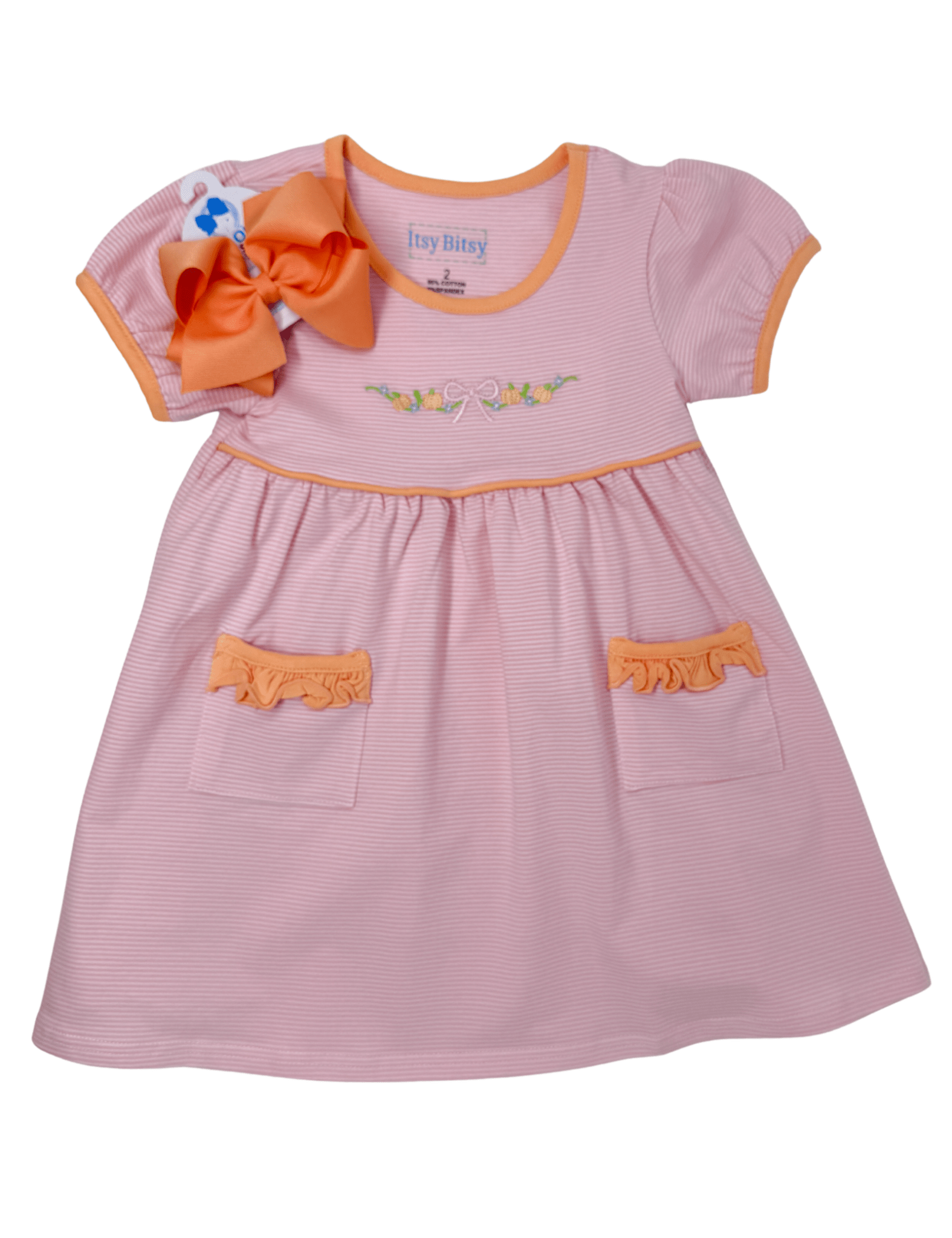 Girls Pumpkin Dress Girls Play Dresses Itsy Bitsy