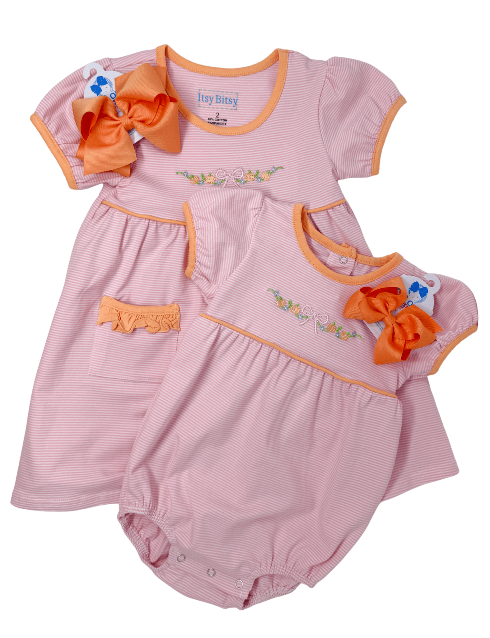 Girls Pumpkin Dress Girls Play Dresses Itsy Bitsy