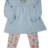 Girls Pumpkin Legging Set Girls Sets Sage & Lilly