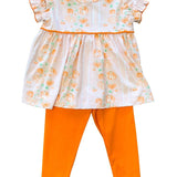 Girls Pumpkin Legging Set Girls Sets Ishtex