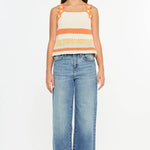 Girls Raw Edge Wide Leg Jeans - Medium Girls Pants + Leggings Kan Can USA