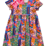 Girls Reagan Dress - Quilt Girls Occasion Dresses Briton Court