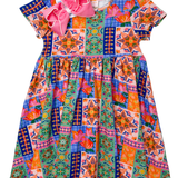 Girls Reagan Dress - Quilt Girls Occasion Dresses Briton Court