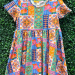 Girls Reagan Dress - Quilt Girls Occasion Dresses Briton Court
