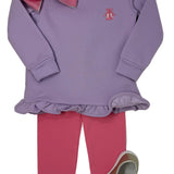 Girls Ruffle Pullover - Ballet Shoes Girls Sweaters + Sweatshirts Itsy Bitsy