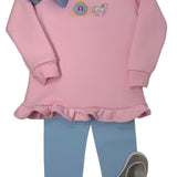 Girls Ruffle Pullover - Carriage Girls Sweaters + Sweatshirts Itsy Bitsy