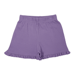 Girls Ruffled Shorts - Lavender Girls Shorts Luigi