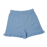 Girls Ruffled Shorts - Lt. Sky Blue Girls Shorts Luigi