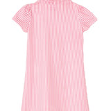 Girls Sammi Dress - Light Pink Stripe Girls Play Dresses Duffield Lane