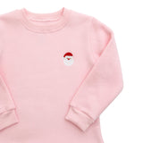 Girls Santa Ruffle Pullover Girls Sweaters + Sweatshirts Itsy Bitsy