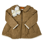 Girls Saylor Jacket - Brown/Plaid Girls Outerwear Millie Jay