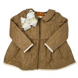 Girls Saylor Jacket - Brown/Plaid Girls Outerwear Millie Jay