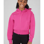 Girls Scuba Jacket - Rose Violet Girls Outerwear 90 Degree by Reflex