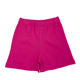 Girls Shorts w/ Picot Trim - Hot Pink Girls Shorts Luigi