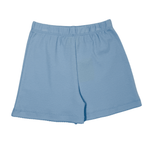Girls Shorts w/ Picot Trim - Sky Blue Girls Shorts Luigi