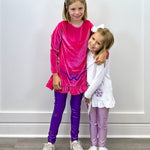 Snowflakes Baby Doll Top Girls Tops + Tees Funtasia Too