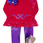 Bow Baby Doll Top Girls Tops + Tees Funtasia Too