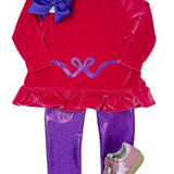 Bow Baby Doll Top Girls Tops + Tees Funtasia Too