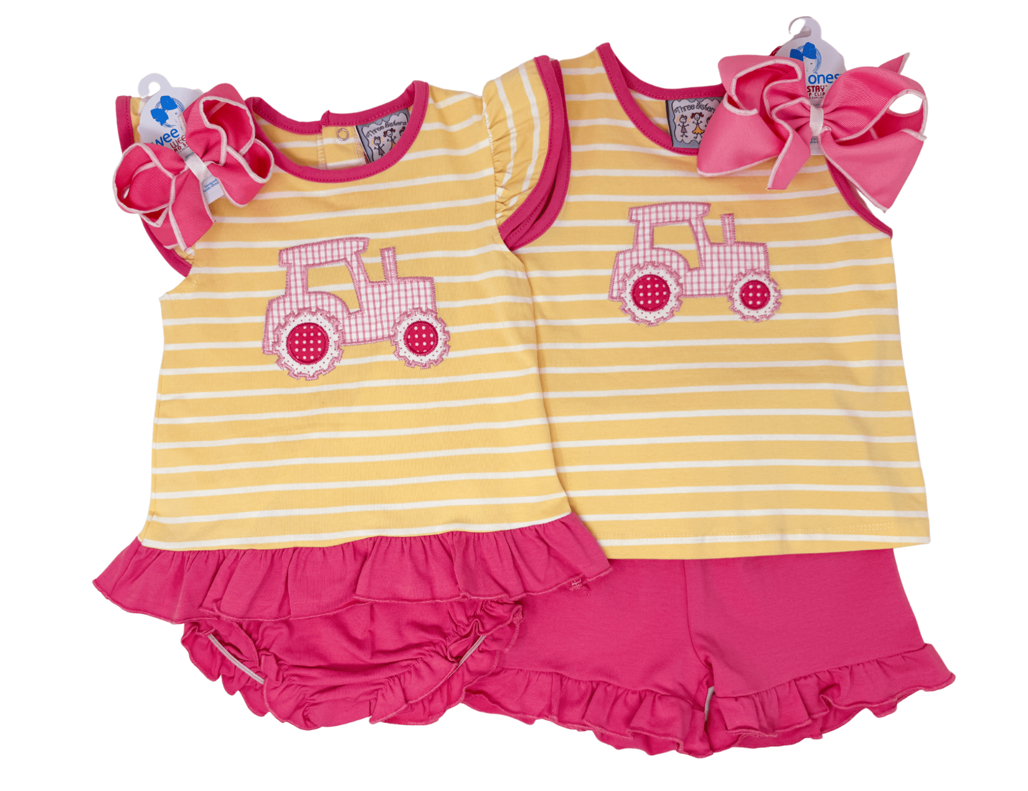 Girls Tractor A/S Bloomer Set Girls Sets Three Sisters