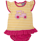 Girls Tractor A/S Bloomer Set Girls Sets Three Sisters