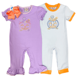 Girls Trick or Treat Romper Girls Bubbles + Rompers Three Sisters