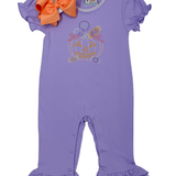 Girls Trick or Treat Romper Girls Bubbles + Rompers Three Sisters