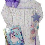 Girls Unicorns Pima Morning Gown Kids Pajamas Baby Loren