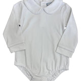 Girls White L/S Onesie Girls Tops + Tees Three Sisters