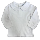 Girls White L/S Shirt Girls Tops + Tees Three Sisters