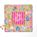 Give Thanks Mahjong Mat Home Decor Boutique Monogram