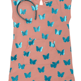 Glitter Butterfly Slouchy Dress Girls Play Dresses Hatley
