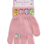 Glitzy Gloves - Assorted Kids Misc Accessories Mudpie Pink