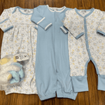 Go to Sheep Embroidered Converter - Lt. Blue Baby Sleepwear Magnolia Baby