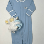 Go to Sheep Embroidered Converter - Lt. Blue Baby Sleepwear Magnolia Baby