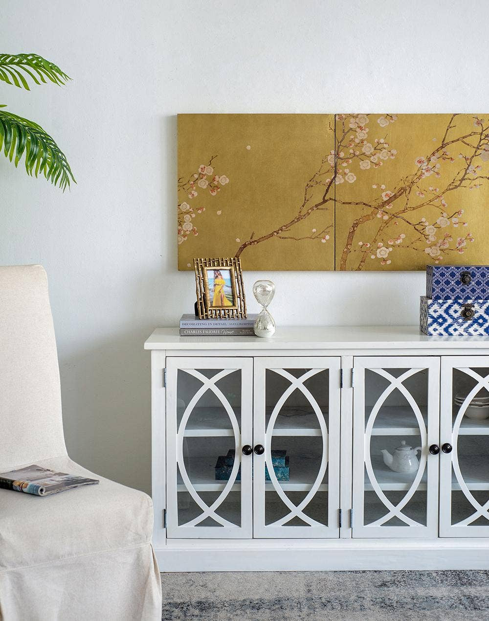 Gold Bamboo Slat Frame - 4x6" Home Decor A&B Home Group Inc.