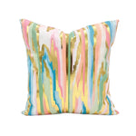 Gold Foil Cortnei Abstract Marble Pillow Textiles Rachel Brooks Design, LLC