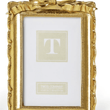 Gold Frame w/ Bow Accent 4x6 Home Decor Two's Company