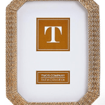 Gold Mesh Octagon Photo Frame - 5x7 Home Decor Two's Company