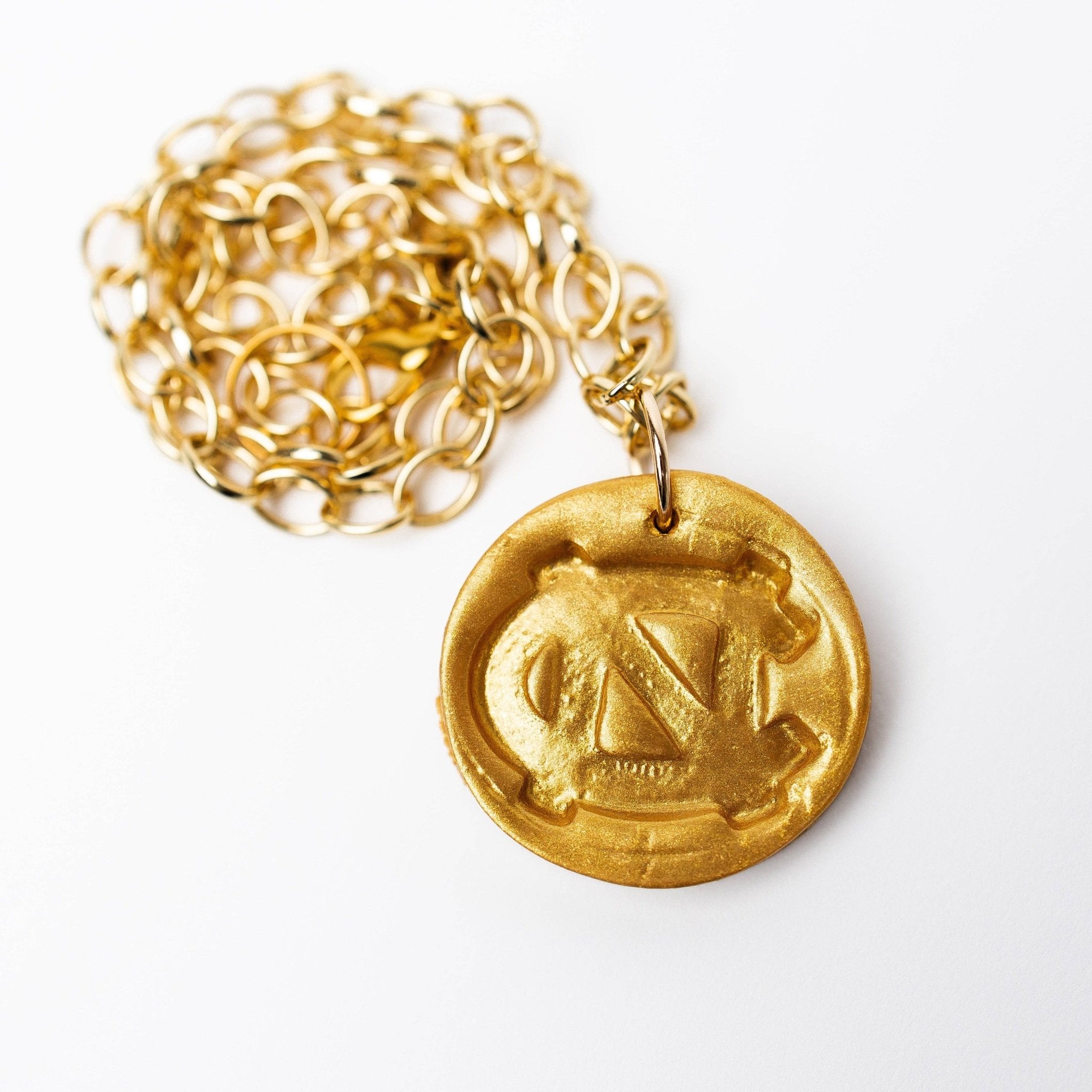 Gold Plated Chain with UNC - Sugar Babies Children's Boutique/Meg's Shoppe