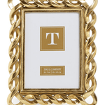 Gold Ribbon 5x7 Frame Home Decor Two's Company