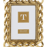 Gold Ribbon 5x7 Frame Home Decor Two's Company