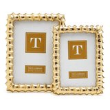 Gold Wave 4x6 Photo Frame Home Decor Two's Company