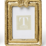 Golden Butterfly Rectangle Frame Home Decor Two's Company