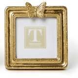 Golden Butterfly Square Frame Home Decor Two's Company