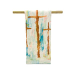 Golden Crosses Tea Towel Rachel Brooks Design, LLC