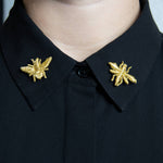 Golden Embroidered Brooches - 3 little Bugs Misc Accessories Botanopia USA - gifts , decor and cards for plant lovers