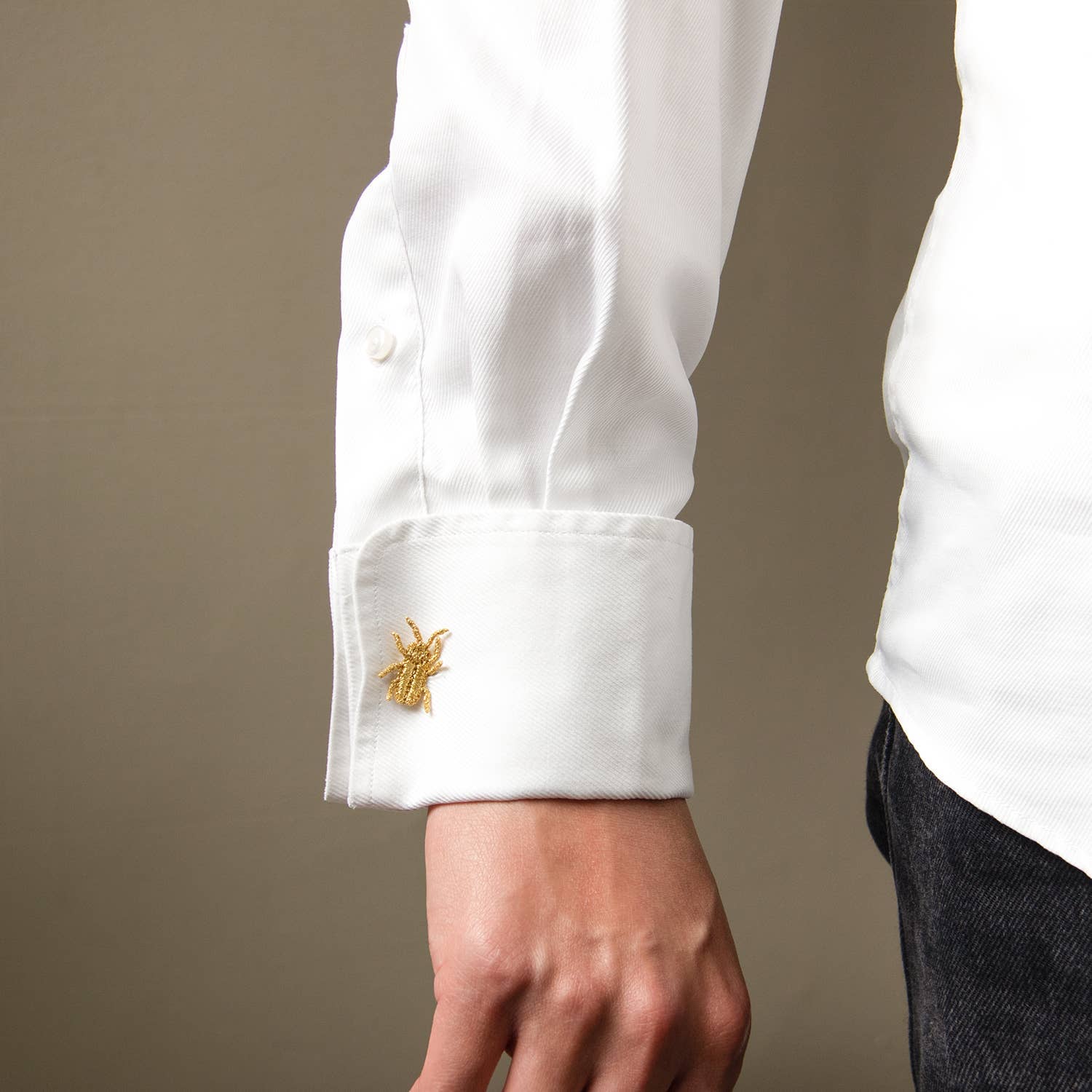 Golden Embroidered Brooches - 3 little Bugs Misc Accessories Botanopia USA - gifts , decor and cards for plant lovers